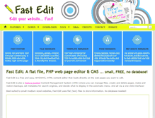 Tablet Screenshot of fast-edit.co.uk